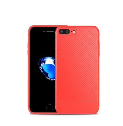 Red Real Carbon Fiber Case For iPhone