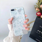 Luxury Gold Foil Bling Marble Phone Case For iPhone